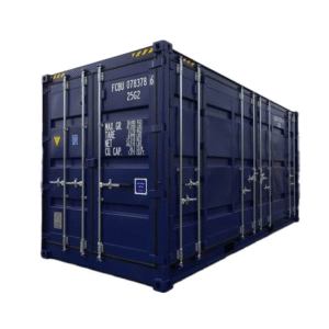 40ft Flat Rack Container – Offene Seiten, ideal für Maschinen und Fahrzeuge